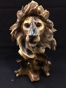 Lion Head Carving