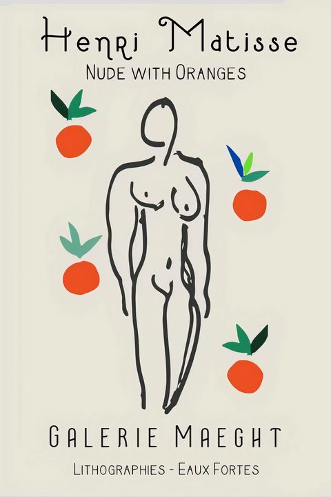 Nude with Oranges Exhibition Poster - iLegallery