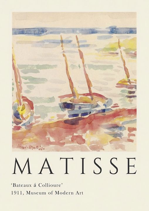 Matisse Boat Print - iLegallery