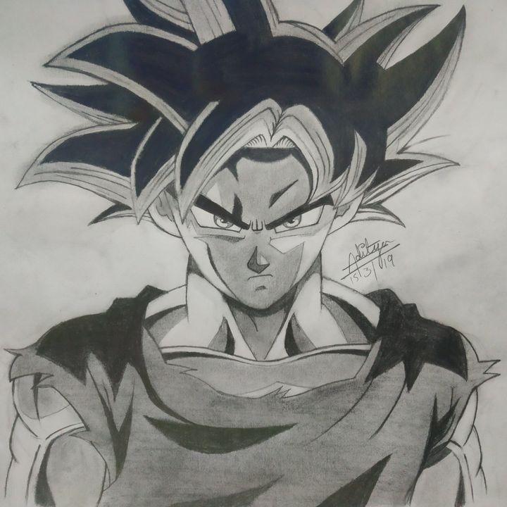 How To Draw Super Saiyan Goku From Dragon Ball Z, Step by Step, Drawing  Guide, by Dawn - DragoArt