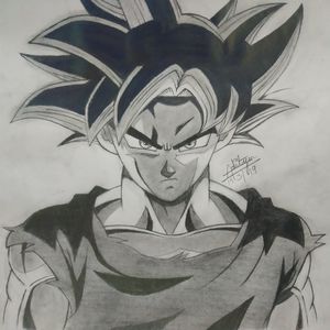 Goku Ultra Instinct - Aditya - Drawings & Illustration, Fantasy &  Mythology, Other Fantasy & Mythology - ArtPal