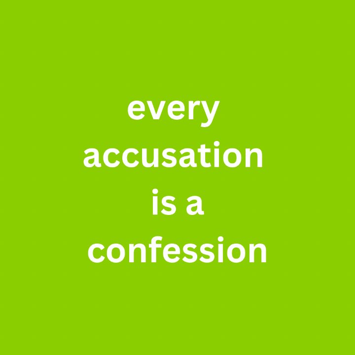 Every Accusation is a Confession - Ted Mallory