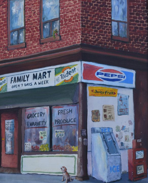 Corner Store - MJBaresi - Paintings & Prints, Abstract, Other Abstract ...