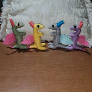 Fairy Dragon Yarn Doll - DarkStars