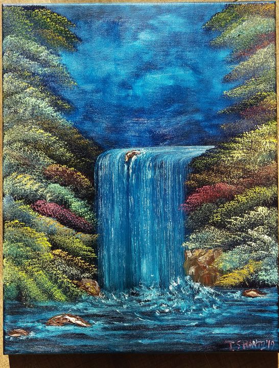 Waterfall - Tatsianas Art NatureHub