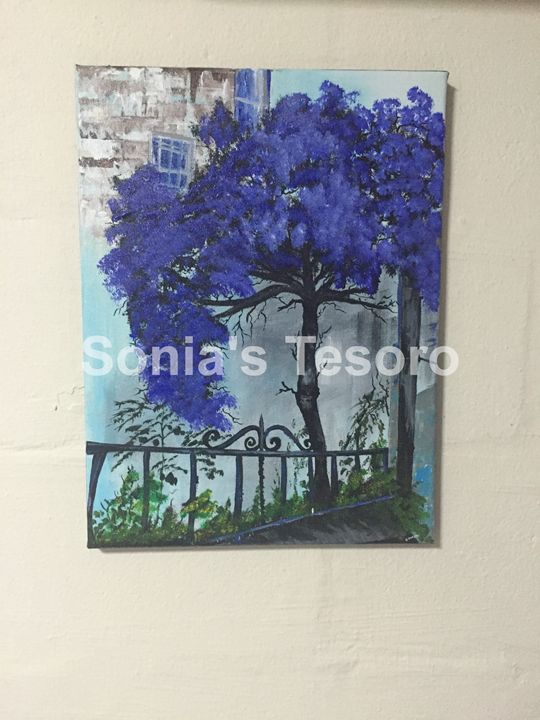 Acrylic Canvas Painting_Prosper Tree - Sonia's Tesoro