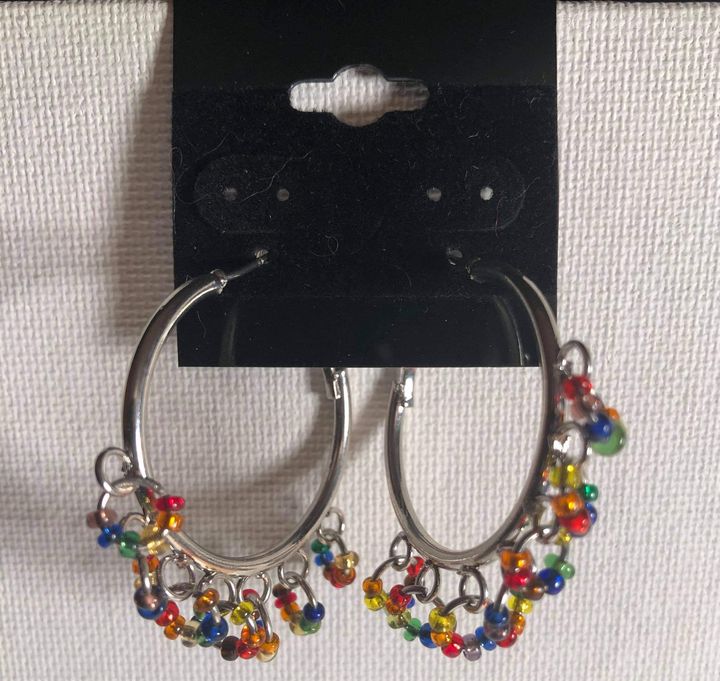 Earrings - Monkey force perler beads