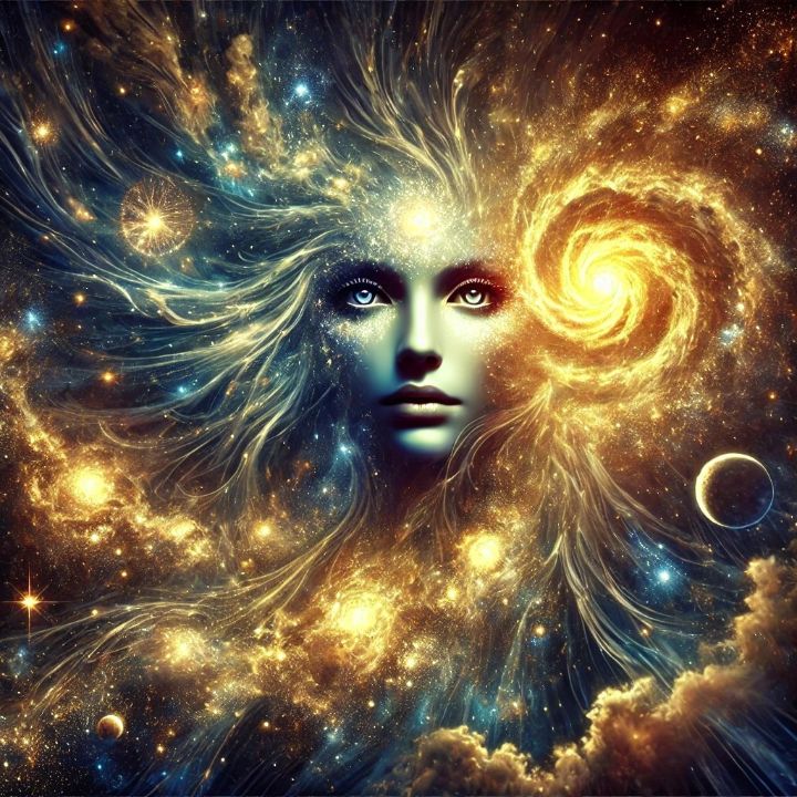 "Celestial Goddess: The Universe Wit - Maya's vibes - Digital Art & AI ...