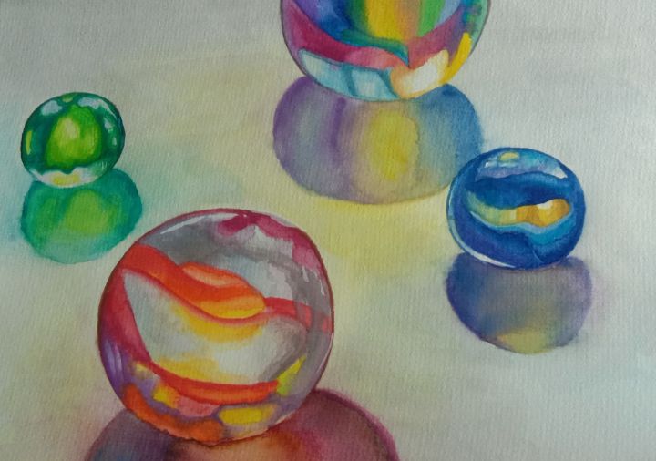 How to Paint Marble with Watercolour