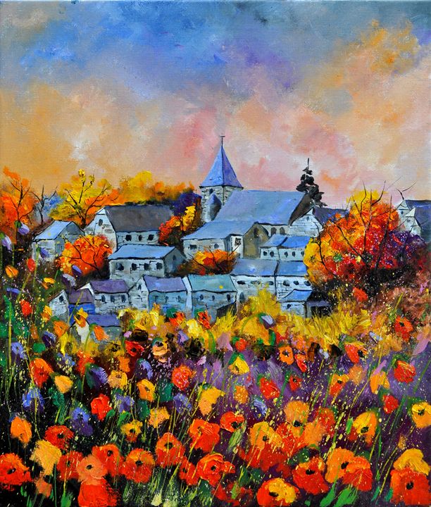 Autumn in Awagne - Pol Ledent's paintings