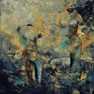 two roman nudes - Pol Ledent's paintings