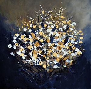 Abstract flowers - Pol Ledent's paintings