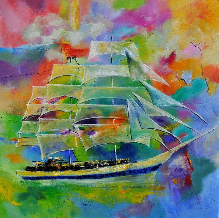 sailboat 88 - Pol Ledent's paintings