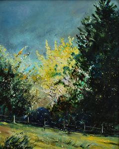 spirng light - Pol Ledent's paintings