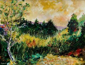 spring in bois jacques - Pol Ledent's paintings