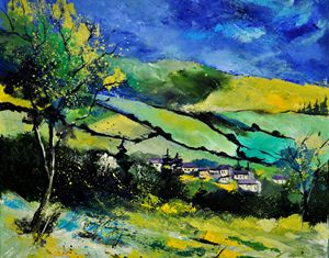 spring landscape - Pol Ledent's paintings