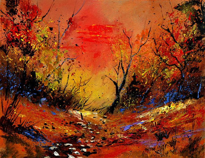 autumn 453101 - Pol Ledent's paintings - Paintings & Prints, Landscapes ...