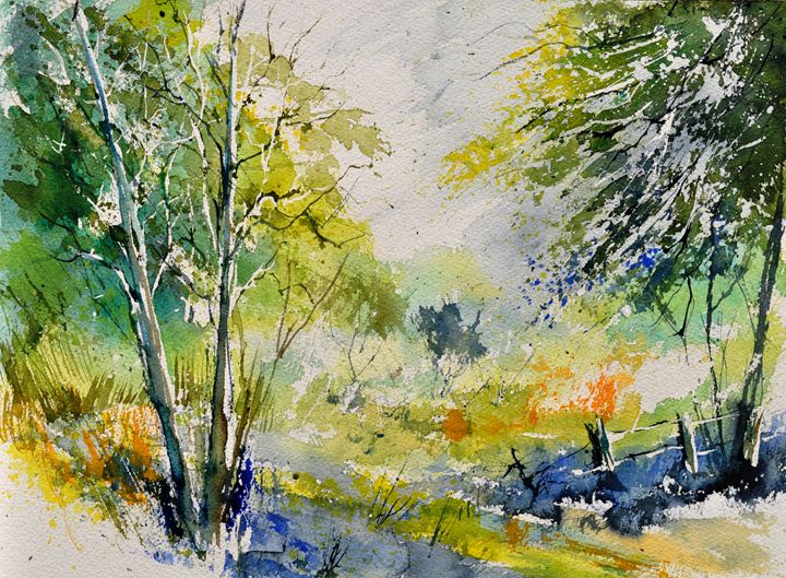 watercolor spring - Pol Ledent's paintings