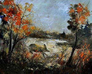 wild boar 5641 - Pol Ledent's paintings