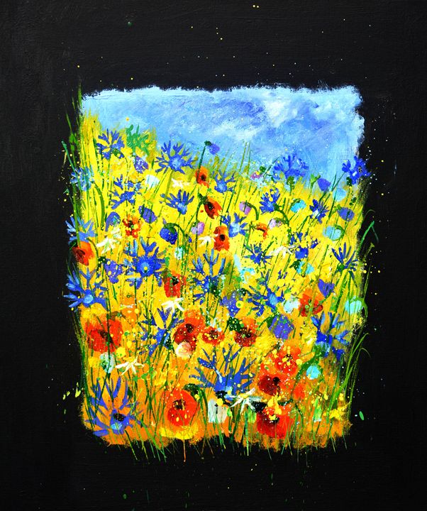 flowers 677130 - Pol Ledent's paintings