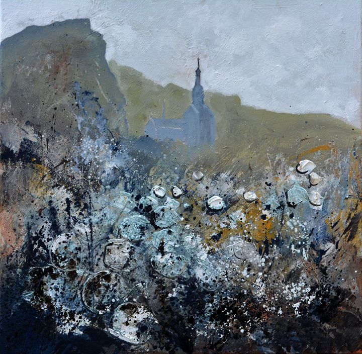 abstract urban landscape - Pol Ledent's paintings