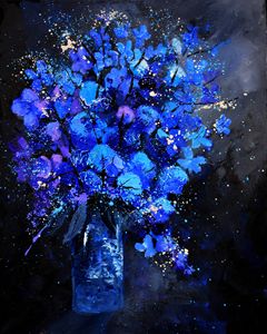blue still life 4571 - Pol Ledent's paintings
