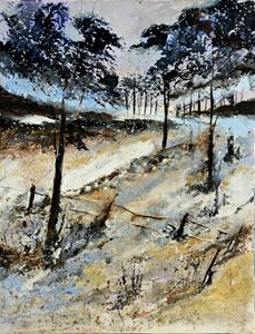 winter in the wood 4571 - Pol Ledent's paintings