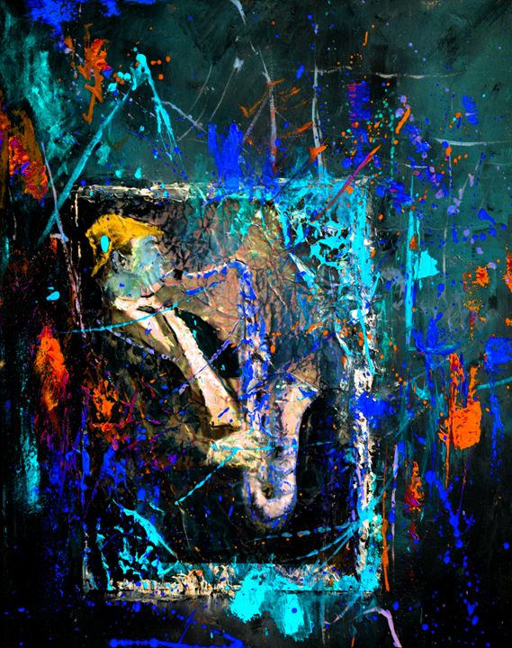 Saxy folly - Pol Ledent's paintings - Paintings & Prints, Abstract, Color -  ArtPal