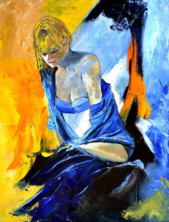 Young girl 513081 - Pol Ledent's paintings