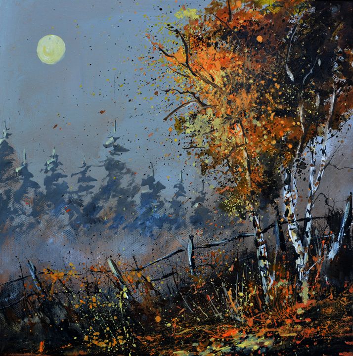 in the woodn  4551 - Pol Ledent's paintings