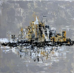 Abstract town - Pol Ledent's paintings