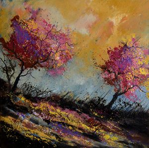 Oaks in autumn - Pol Ledent's paintings