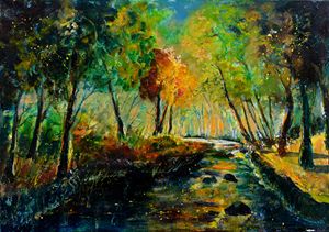 River Ywoigne - Pol Ledent's paintings