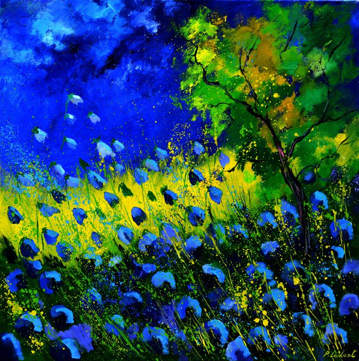 Blue summer - Pol Ledent's paintings