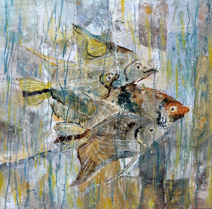 Angelfish - Pol Ledent's paintings