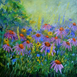 Rudbeckias - Pol Ledent's paintings