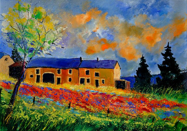 Summer in Houroy - Pol Ledent's paintings