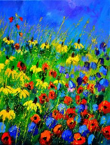 red poppies 452190 - Pol Ledent's paintings