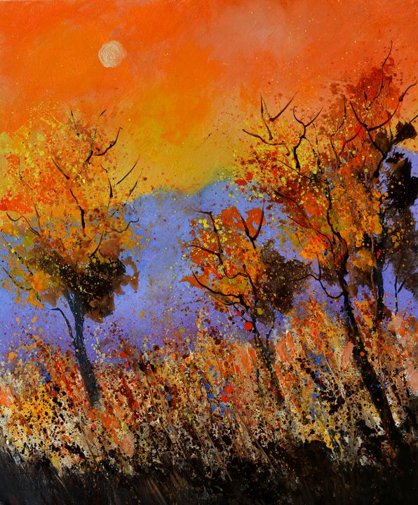 Autumnal image - Pol Ledent's paintings