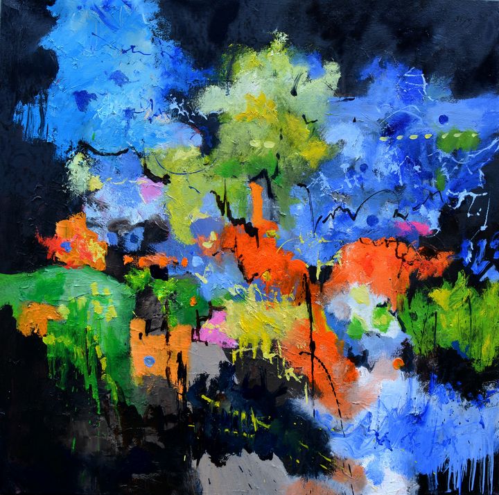 Bacchus feast - Pol Ledent's paintings