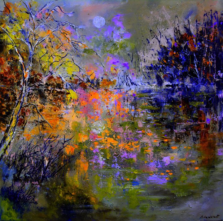 Magic lake - Pol Ledent's paintings
