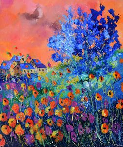 Floral feast - Pol Ledent's paintings