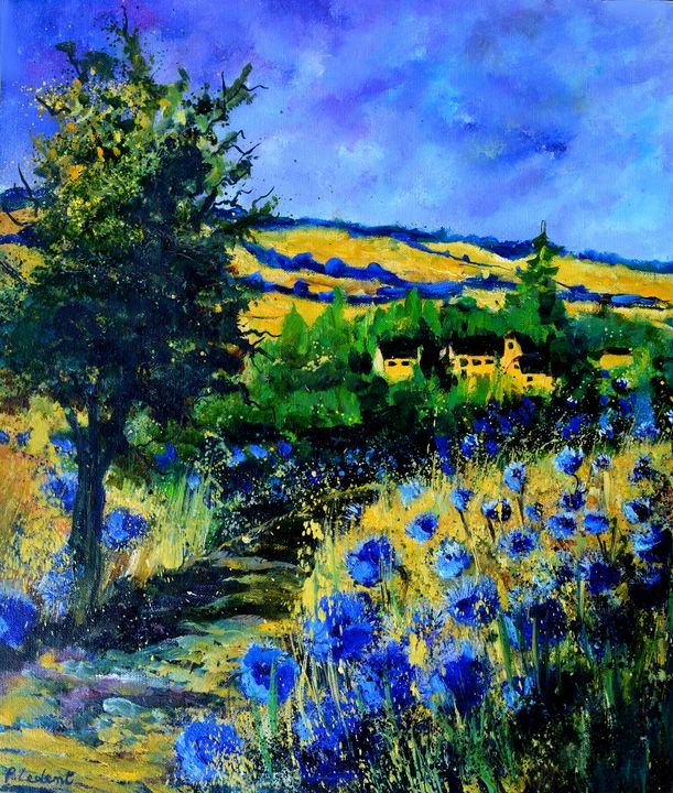 Amid cornflowers - Pol Ledent's paintings