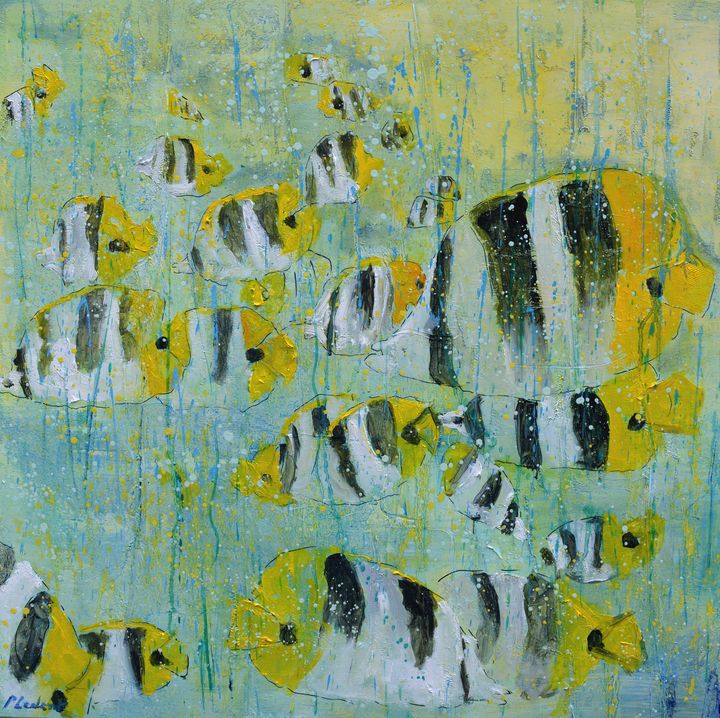 Tropical waters - Pol Ledent's paintings