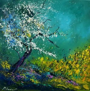 Spring in my garden - Pol Ledent's paintings