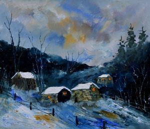 Wishing you a good evening - Pol Ledent's paintings