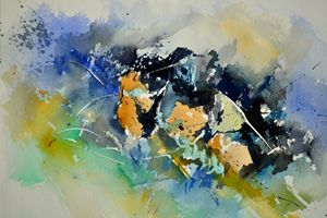 watercolor abstract 219152 - Pol Ledent's paintings