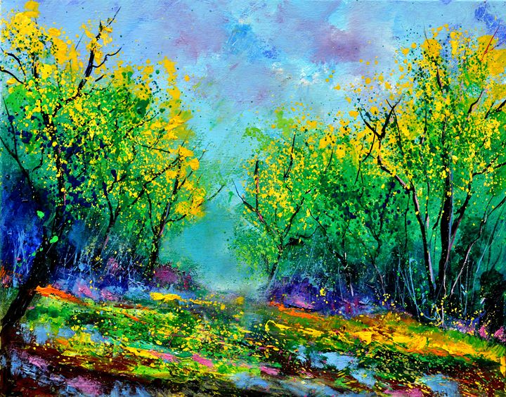 Magic forest 45 - Pol Ledent's paintings