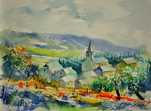 watercolor ucimont - Pol Ledent's paintings