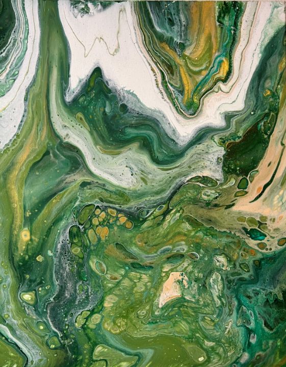 9 Green Marble Painting Texture (JPG)